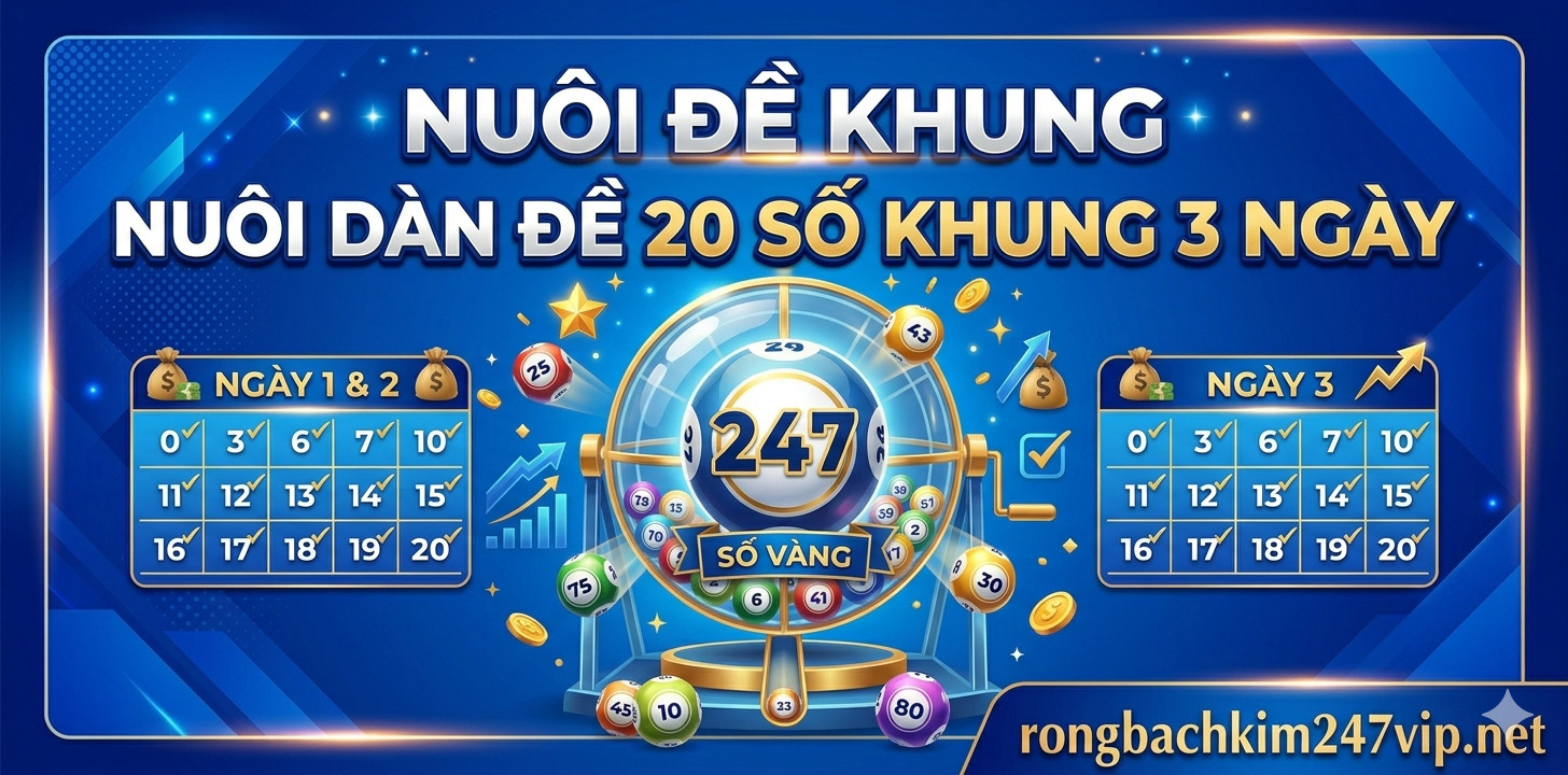 Nuôi dàn đề 20 số khung 3 ngày vip bất bại chuẩn