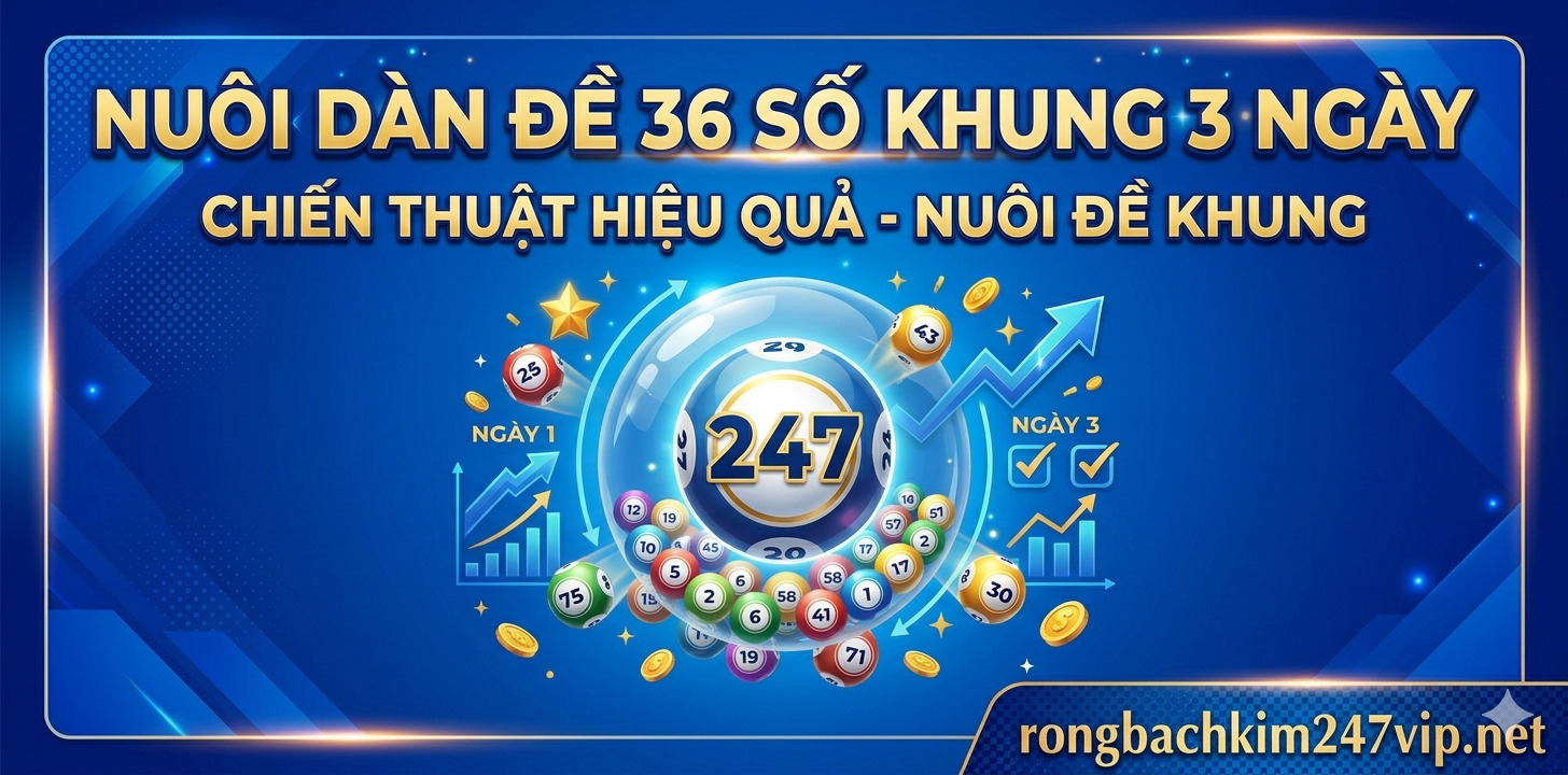 Dàn đề 36 số bất tử – Nuôi dan de 36 số khung 3 ngày vip bất bại