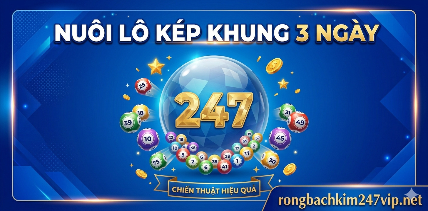 Nuôi lô kép khung 3 ngày 247 bất bại miễn phí siêu chuẩn